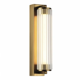 utsenka-SL6224.301.01 Светильник настенный ST-Luce Латунь/Прозрачный LED 1*8W 4000K