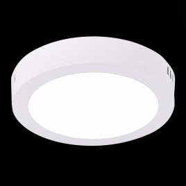 ST112.542.12 Светильник настенно-потолочный Белый LED 1*12W 4000K 795Lm Ra80 120° IP20 D160xH28 90-2