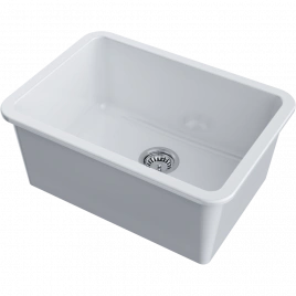 Мойка Torishima 67-U/I-WH Glossy Natceramic/белый глянцевый