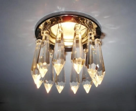 Точечный встраиваемый светильник Arte Lamp BRILLIANTS A7001PL-1CC