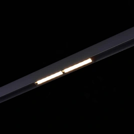 ST804.436.12 Магнитный трековый светильник Черный LED 1*12W 3000K 700Lm Ra>90 120° IP20 L220xW22xH46