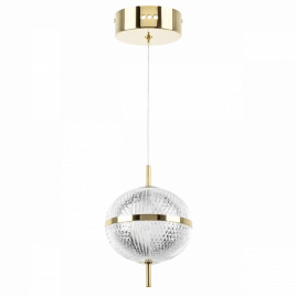 738023 Люстра ACRILE 7W LED 793LM 120G ЗОЛОТО 3000K