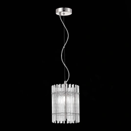 SL1656.103.01 Люстра подвесная ST-Luce Никель/Прозрачный E14 1*40W