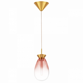 805112 Люстра COLORE LED 1х4W LM ЗОЛОТО/РОЗОВЫЙ 3000K