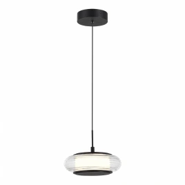 SL6239.403.01 Светильник подвесной ST-Luce черный/прозрачный LED 1*7W 3000K