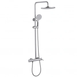 Душевая стойка ABBER Emotion AF8816 с изливом, хром