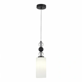 SL2003.403.01 Светильник подвесной ST-Luce черный/белый E27 1*40W