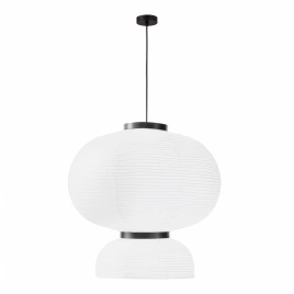 SLE6021-513-02 Светильник подвесной черный/белый D450*H480mm E27 2*60W