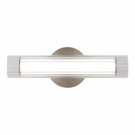 SL2010.121.01 Светильник настенный ST-Luce Никель/Белый, Прозрачный LED 1*7W 3000K/4000K