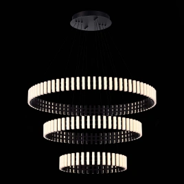 SL6203.403.105 Люстра подвесная ST-Luce Черный/Белый LED 1*105W 3000K