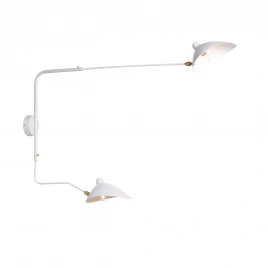 SL305.501.02 Светильник настенный ST-Luce Белый/Белый E27 2*60W
