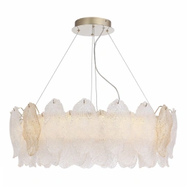 SL6135.223.01 Светильник подвесной ST-Luce золото/прозрачный, янтарный LED 1*56W 3000K