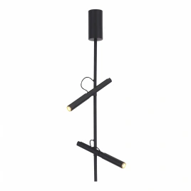 SL6210.403.02 Светильник подвесной ST-Luce Черный/Черный, Золотистый LED 2*3W 3000K