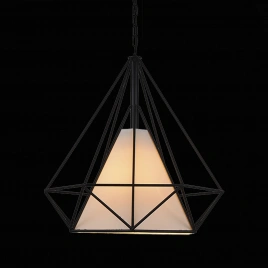 SL233.443.01 Светильник подвесной ST-Luce Черный/Черный, Белый E27 1*60W