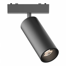 ST677.436.18 Магнитный трековый светильник Черный LED 1*18W 3000K 1 060Lm Ra>90 IP20 D55xH135 48V