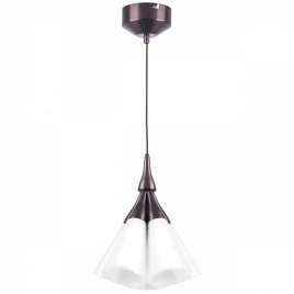 757150 Люстра CONE 5х10W (led) E14 КОФЕЙНЫЙ/БЕЛЫЙ