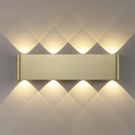 7107/8WL HIGHTECH ODL26 Настенный светильник бронза/металл IP20 LED 8W 3000K 220V MAGNUM