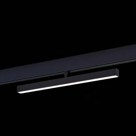 ST802.446.12 Магнитный трековый светильник Черный LED 1*12W 4000K 750Lm Ra>90 120° IP20 L405xW22,5xH