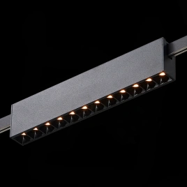 ST816.406.12 Магнитный трековый светильник FARM Черный LED 1*12W 3000K 609Lm Ra90 40 IP20 L232xW24xH