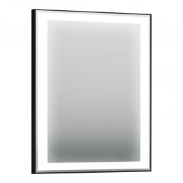 Зеркало ORKA Lisbon TR3001 65x75 c LED подсветкой, черный матовый