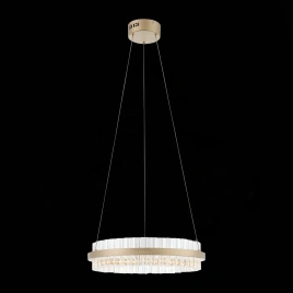 SL383.203.01 Светильник подвесной ST-Luce Золотистый/Золотистый, Прозрачный LED 1*34W 3000K