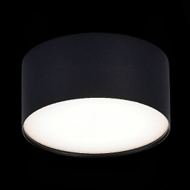 ST606.442.12 Светильник потолочный Черный LED 1*12W 4000K 1 080Lm Ra>90 120° IP20 D120xH55 185-265V