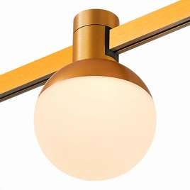 ST815.246.05 Магнитный трековый светильник FARM Золотистый LED 1*5W 4000K 89Lm Ra90 120 IP20 D75xH1