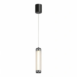 utsenka-SL6224.403.01 Светильник подвесной ST-Luce Черный/Прозрачный LED 1*8W 4000K