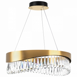 703163 Люстра HELIO 30W LED LM ШАМПАНЬ 3500K