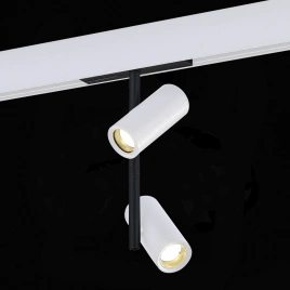 ST808.536.16 Магнитный трековый светильник Белый LED 1*16W 3000K 1 100Lm Ra>90 36° IP20 D45xH240 48V