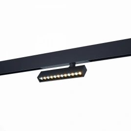 ST656.436.09 Св-к трек. Черный LED 1*9W 3000K 700Lm Ra>90 24 IP20 L220xW25xH105 220V