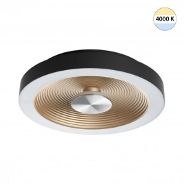 7753/18L MITRA LED SN 093 Светильник пластик/белый/черный/золотой LED 18Вт 4000K D320 IP54 QUANTUM