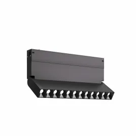 ST686.436.09H Св-к трек. Черный LED 1*9W 3000K 760Lm Ra>90 34° IP20 L220xW25xH130 220V