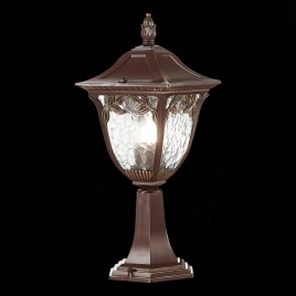 SL083.705.01 Светильник уличный наземный ST-Luce Кофейный/Кофейный, Прозрачный E27 1*60W