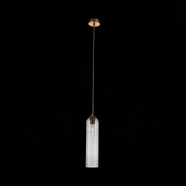 SL1145.343.01 Светильник подвесной ST-Luce Латунь/Дымчатый E27 1*60W