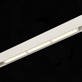 ST804.536.18 Магнитный трековый светильник Белый LED 1*18W 3000K 1 300Lm Ra>90 120° IP20 L330xW22xH4