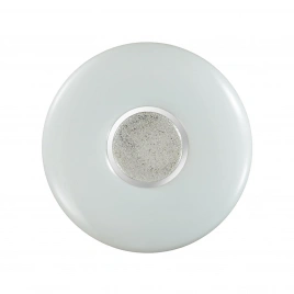 2074/DL PALE SN 069 Светильник пластик/белый/хром/прозрачный LED 48Вт 3000-6300K D410 IP43 пульт ДУ 