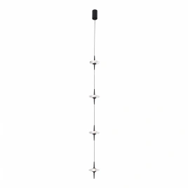 SL6231.403.04 Светильник подвесной ST-Luce Черный/Прозрачный LED 4*5W 4000K