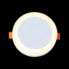 ST104.502.06 Светильник встраиваемый Белый LED 1*6W 3000K 468Lm Ra>80 120° IP20 D110xH20 170-240V