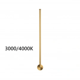 4335/12WGP HIGHTECH ODL23 299 золото Настенный светильник IP20 LED 12W 525Лм 3000K/4000K (перекл. ч/