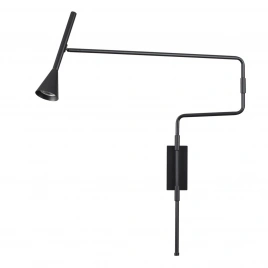 7031/1W HIGHTECH ODL25 677 Настенный светильник черн/металл/металл с выкл. IP20 LED GU10 9W 220V IZZ