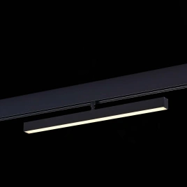 ST802.436.12 Магнитный трековый светильник Черный LED 1*12W 3000K 700Lm Ra>90 120° IP20 L405xW22,5xH