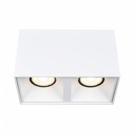 ST168.502.02 Светильник потолочный Белый GU10 2*50W IP20 L82,5xW165xH104 220V Без ламп