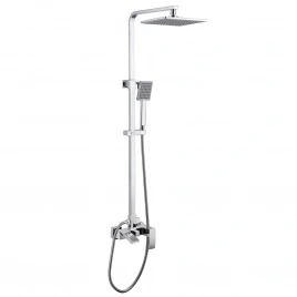 Душевая стойка ABBER Wasserfall AF8616L с изливом, хром