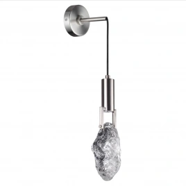 6696/5WL MIDCENT ODL24 339 Настенный светильник матовый никель/металл/стекло IP20 LED 5W 200Лм 3000K