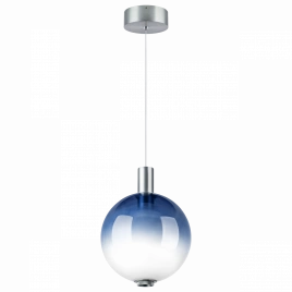 805405 Люстра COLORE LED 1х6W LM ЧЕРНЫЙ/СИНИЙ 3000K