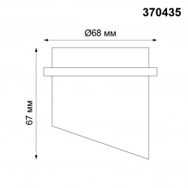 370435 SPOT NT19 515 черный Встраиваемый светильник IP20 GU10 50W 220V BUTT