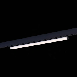 ST803.446.10 Магнитный трековый светильник Черный LED 1*10W 4000K 1 100Lm Ra>90 120° IP20 L604xW28xH