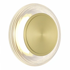 SL6239.201.03 Светильник настенный ST-Luce золото/прозрачный LED 1*7W 3000K