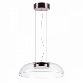 809210 Люстра CELESTA LED 24W LM КОФЕЙНЫЙ/ПРОЗРАЧНЫЙ 3000K